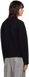 Jil Sander Black Crewneck Sweater