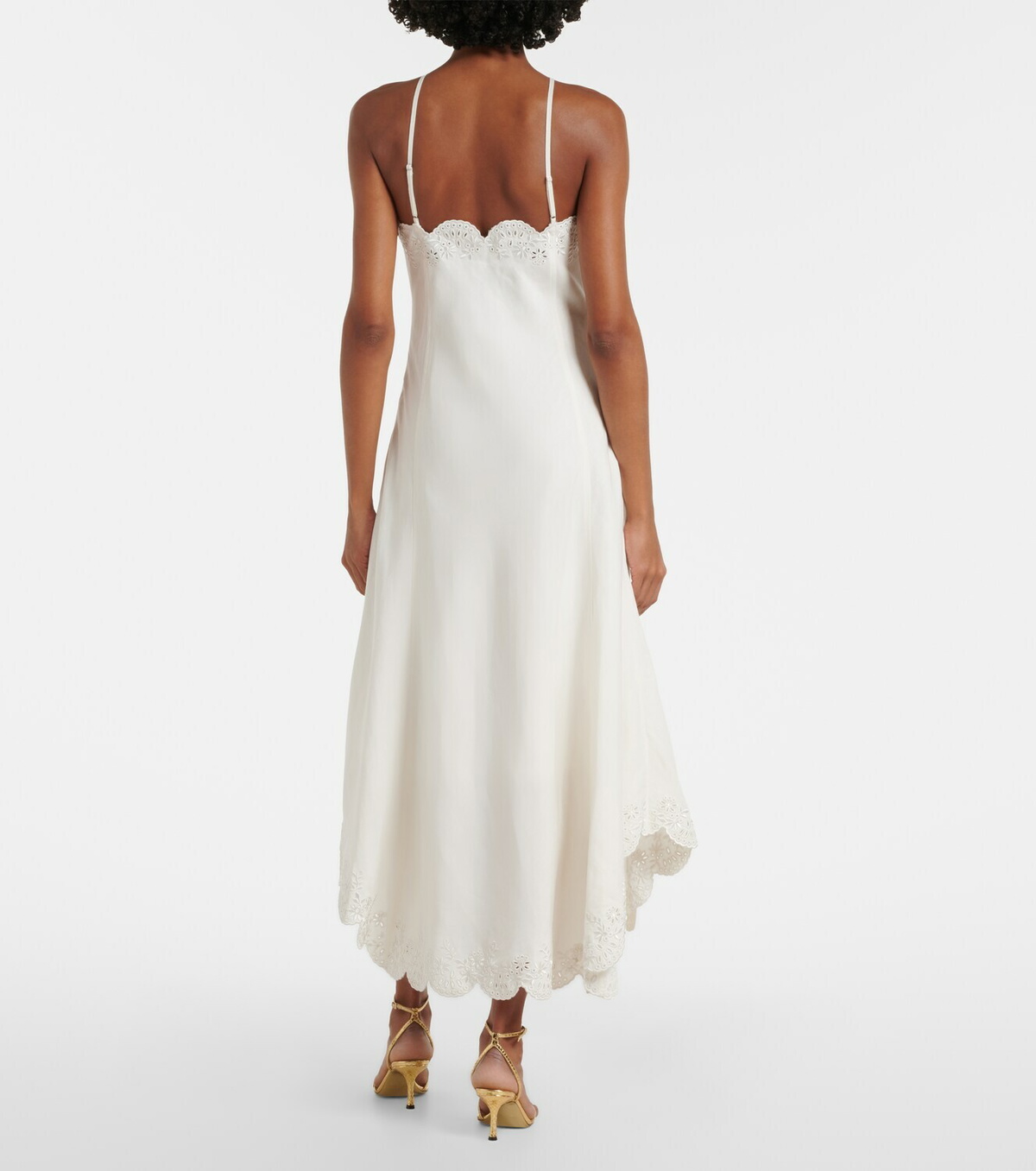 Simkhai Gillian linen-blend midi dress