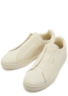 Axel Arigato Dice Laceless Suede Sneakers Off White