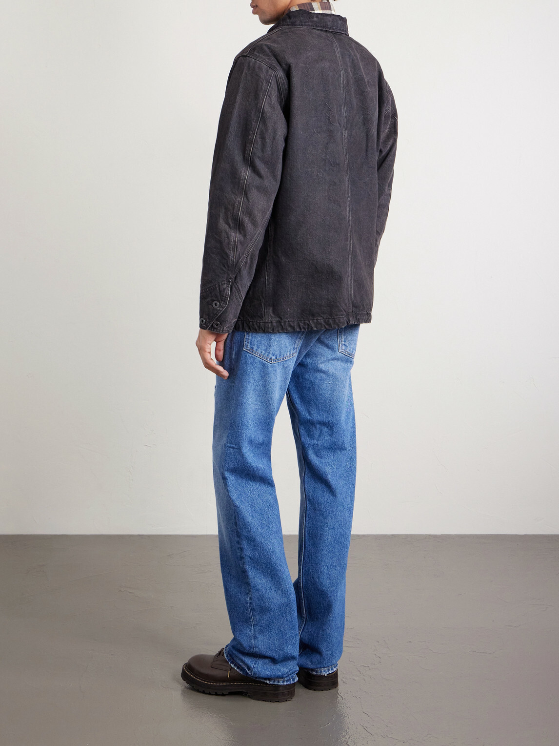 RRL - Corduroy-Trimmed Denim Jacket - Black
