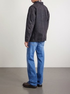 RRL - Corduroy-Trimmed Denim Jacket - Black