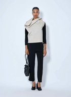 Issey Miyake Asymmetric Zip Detail Top
