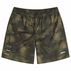 F.C. Real Bristol Men's Speed Camo Easy Shorts in Woodland
