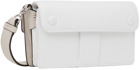 Maison Margiela Beige & White Mini New Lock Pouch