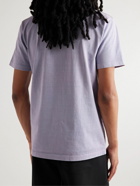Onia - Garment-Dyed Cotton-Jersey T-Shirt - Purple