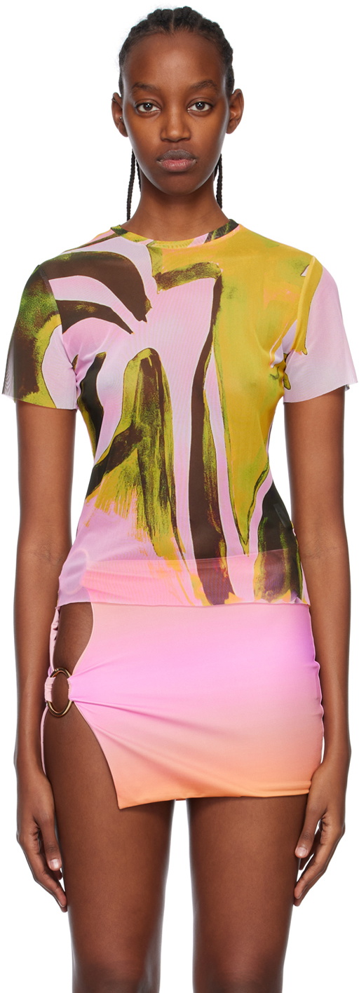 Louisa Ballou Pink Beach T-Shirt