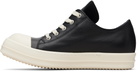 Rick Owens Black Temple Extreme Low Sneakers