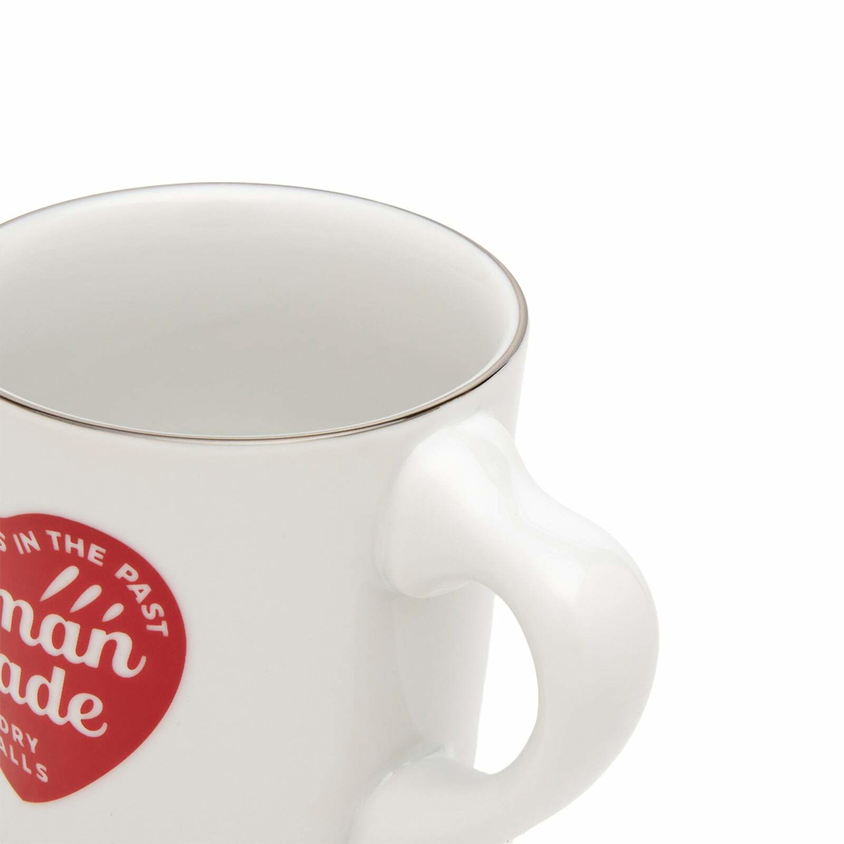 Human Made Men's Heart Coffee Mug in White 