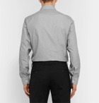 Turnbull & Asser - Grey Cutaway-Collar Striped Cotton Shirt - Gray