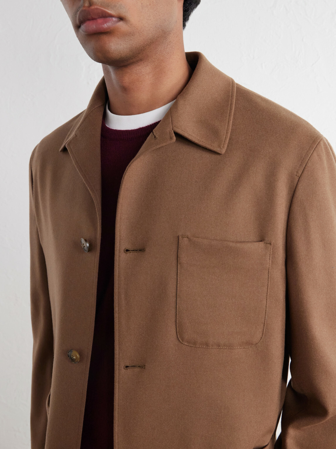 Canali - Wool-Blend Jacket - Brown
