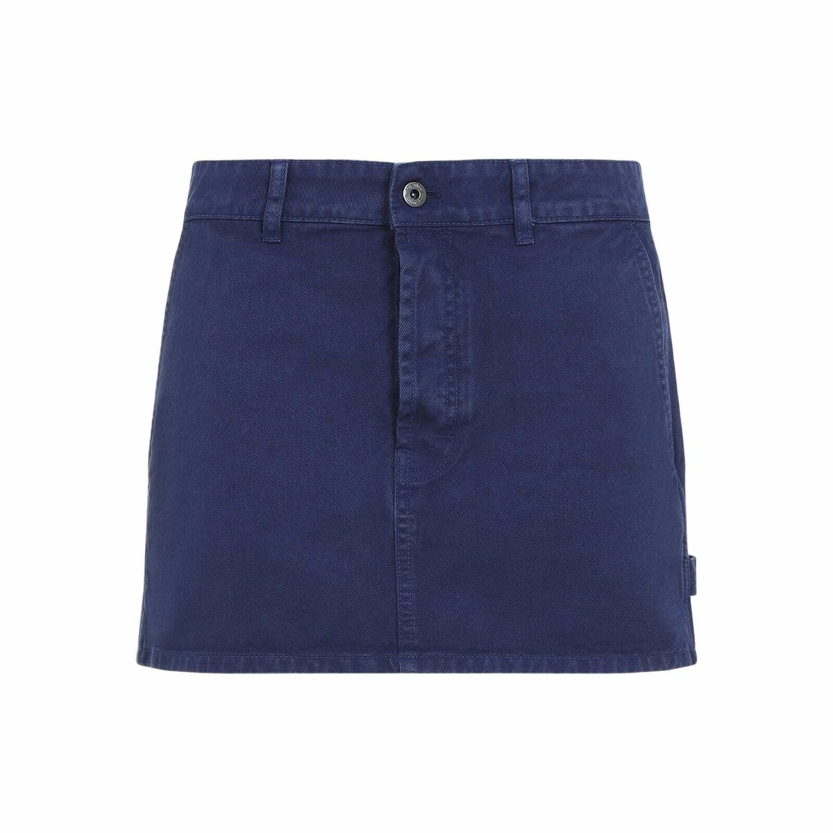 スカート MIU MIU Midnight Blue Wool Mini Skirt Miu Miu Wool Mini Skirt Miu Miu