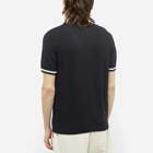 Fred Perry Authentic Men's Knit Polo Shirt in Black