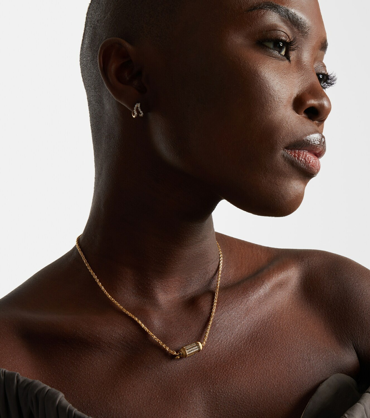 Marie Lichtenberg 18kt gold (750/1000) necklace with diamonds
