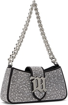 MISBHV Black Crystal Mini Shoulder Bag