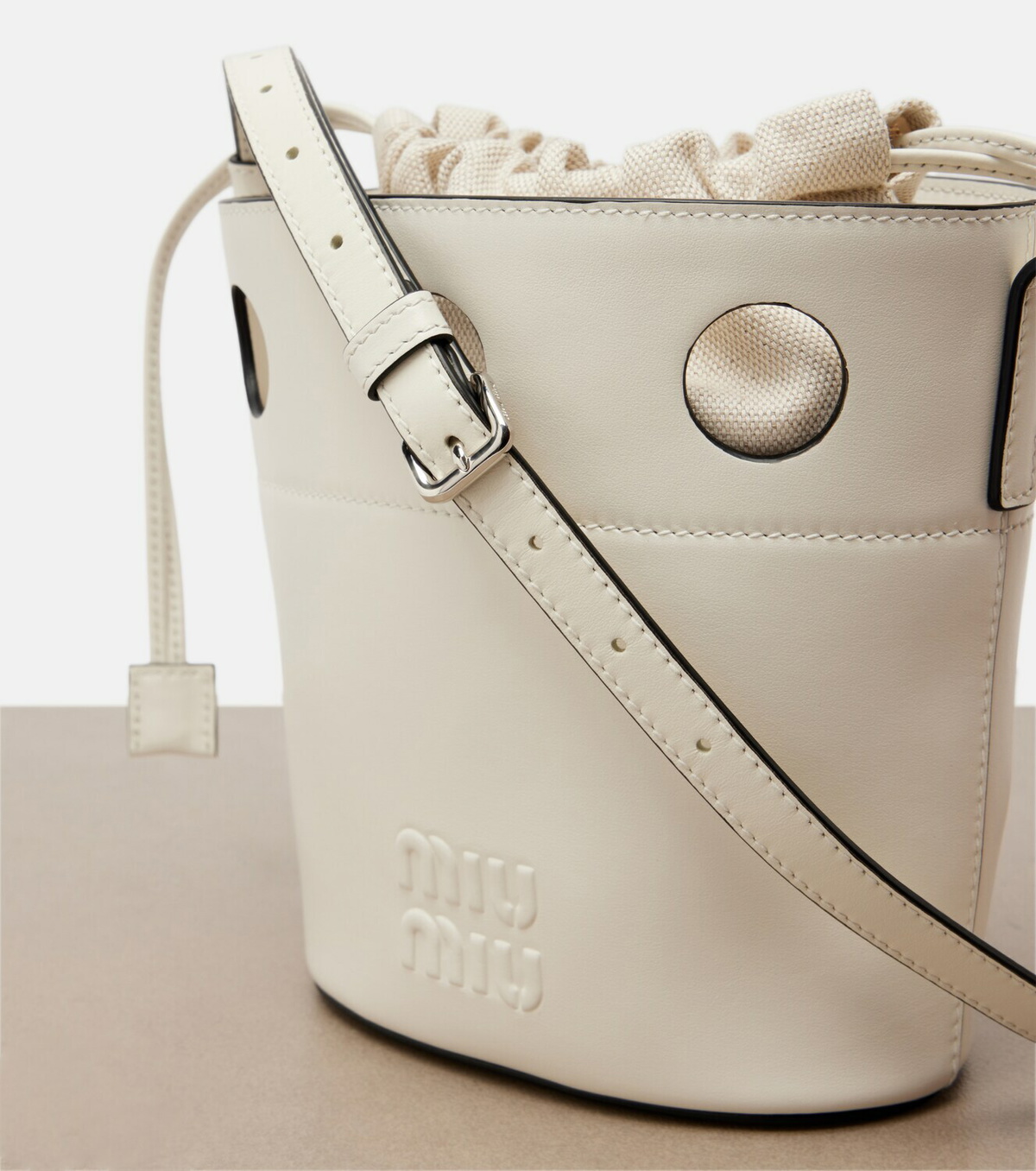 Miu Miu Leather bucket bag