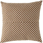 Ermenegildo Zegna Brown Geometric Brushed Pillow