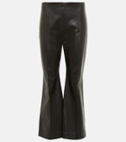 The Row - Beck leather flared pants