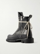 Rick Owens - Army Gabe Leather Boots - Black