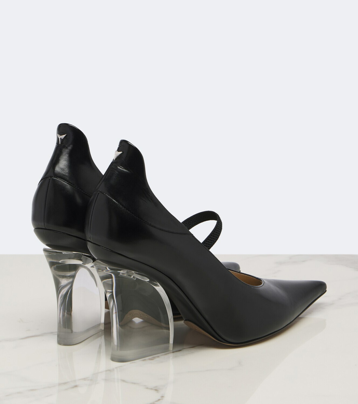 Fendi Leather wedge pumps