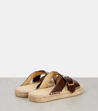 Loewe Paula's Ibiza Petal leather espadrilles