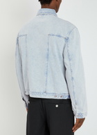 Ymc Loft Panelled Denim Jacket Indigo