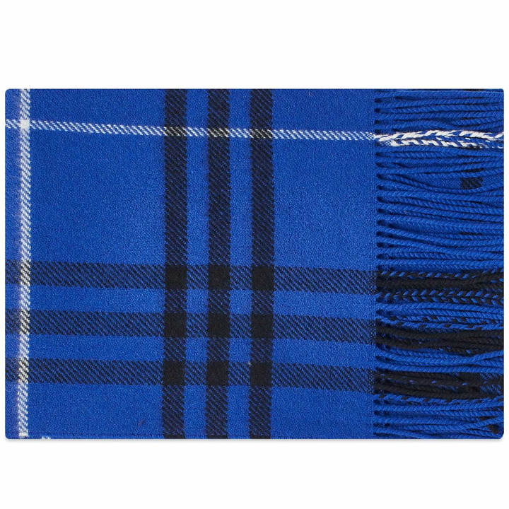 Photo: Burberry Men's Tartan Blend Merino Scarf in Knight