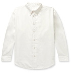 Entireworld - Giant Button-Down Collar Organic Cotton Oxford Shirt - White