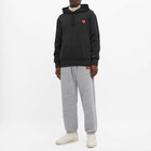 Comme des Garçons Play Men's Pullover Hoodie in Black