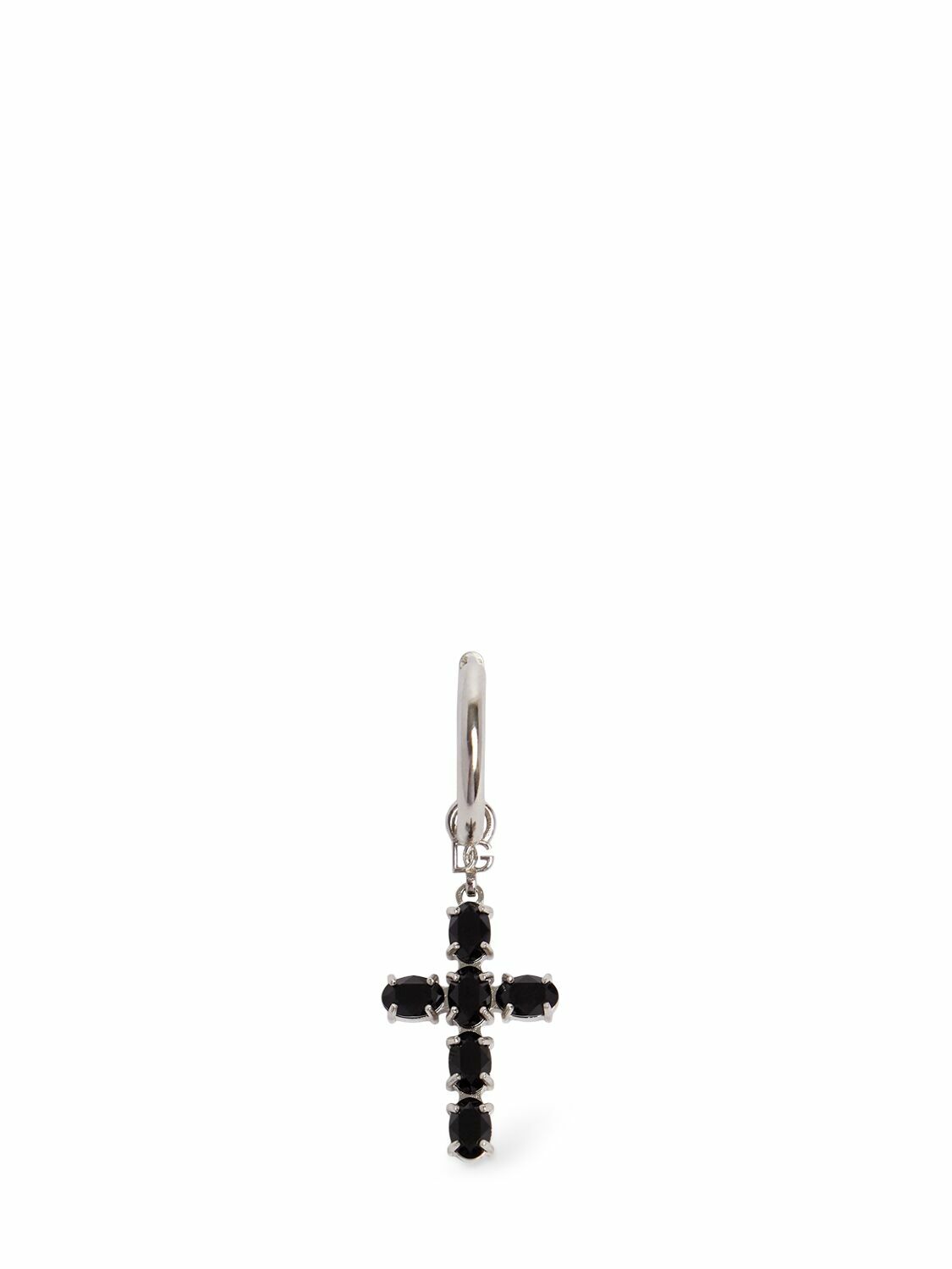 DOLCE & GABBANA Dg Dna Crystal Cross Earrings Dolce & Gabbana