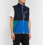 Nike - Colour-Block Fleece and Shell Gilet - Blue