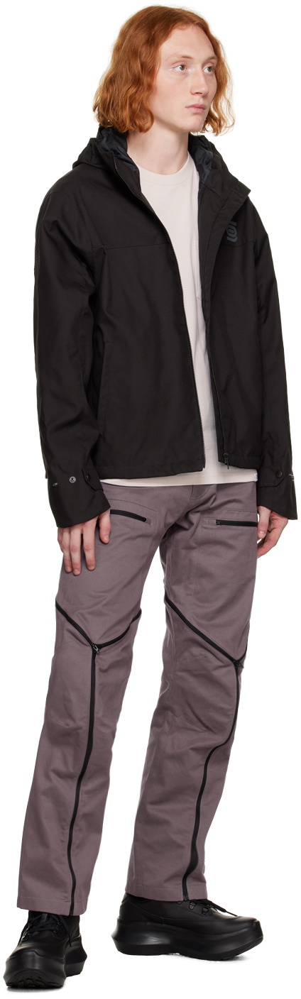 Olly Shinder Purple Tri Zip Cargo Pants