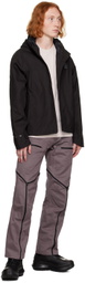 Olly Shinder Purple Tri Zip Cargo Pants