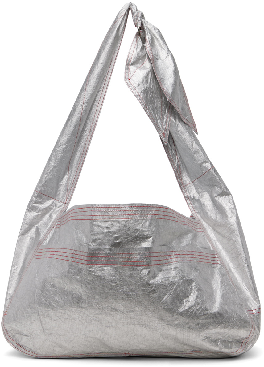 SC103 SSENSE Exclusive Silver Cocoon Sac Tote