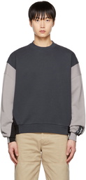 Axel Arigato Black & Gray Exposed Seam Sweatshirt