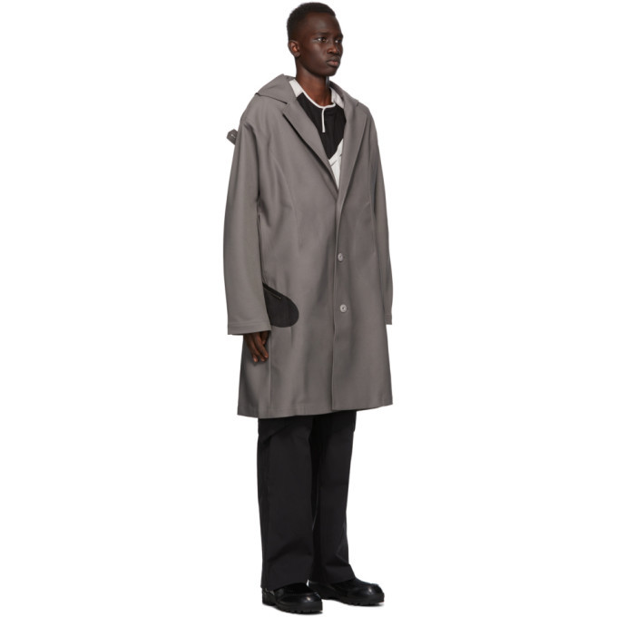 Kiko Kostadinov Taupe Lathi Coat Kiko Kostadinov