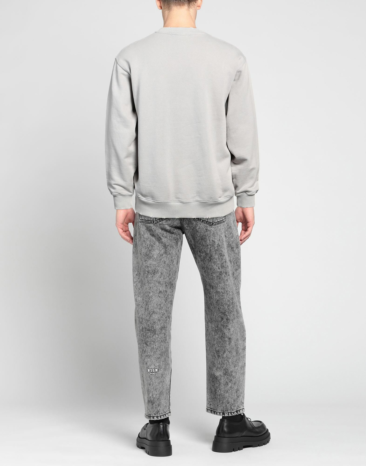 Ambush Mens Sweatshirt Light in Grey
