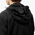 C.P. Company Men's Chrome-R Goggle Overshirt in Black