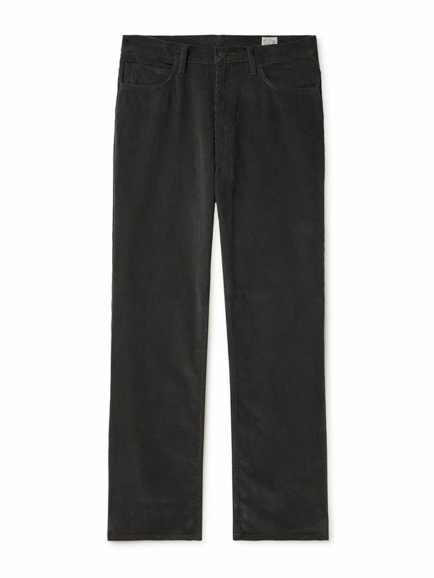 Photo: OrSlow - Straight-Leg Cotton-Blend Corduroy Trousers - Gray