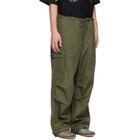 WTAPS Green MILT0001 Cotton Canvas Cargo Pants