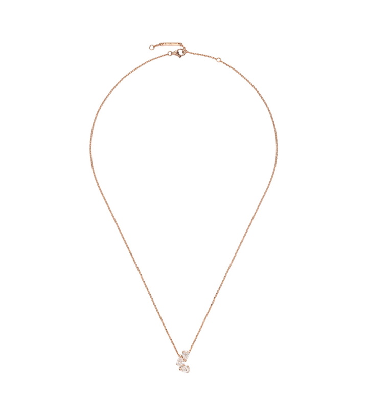 Photo: Repossi Serti Sur Vide 18kt rose gold pendant necklace with diamonds