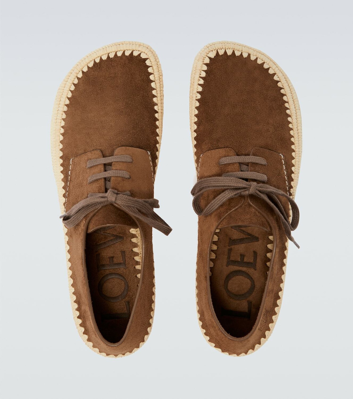 Loewe Rio suede lace-up shoes