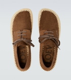 Loewe Rio suede lace-up shoes