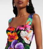 Dolce&Gabbana Floral cotton minidress