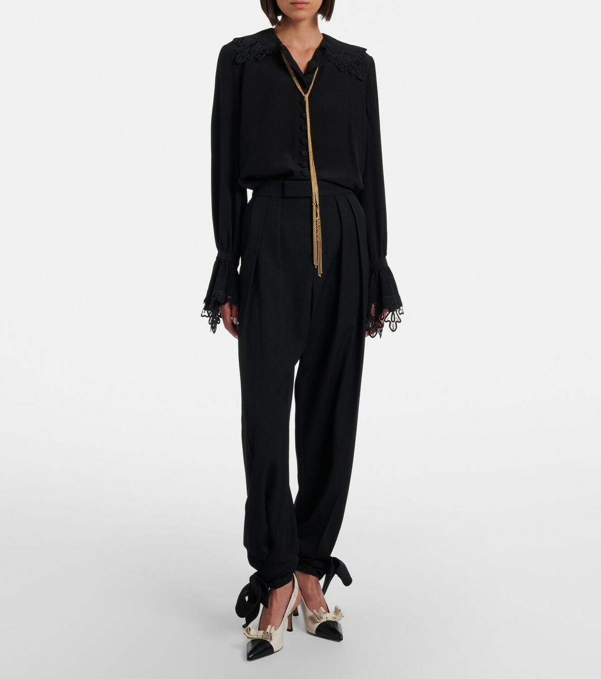 Chloé Virgin wool balloon pants
