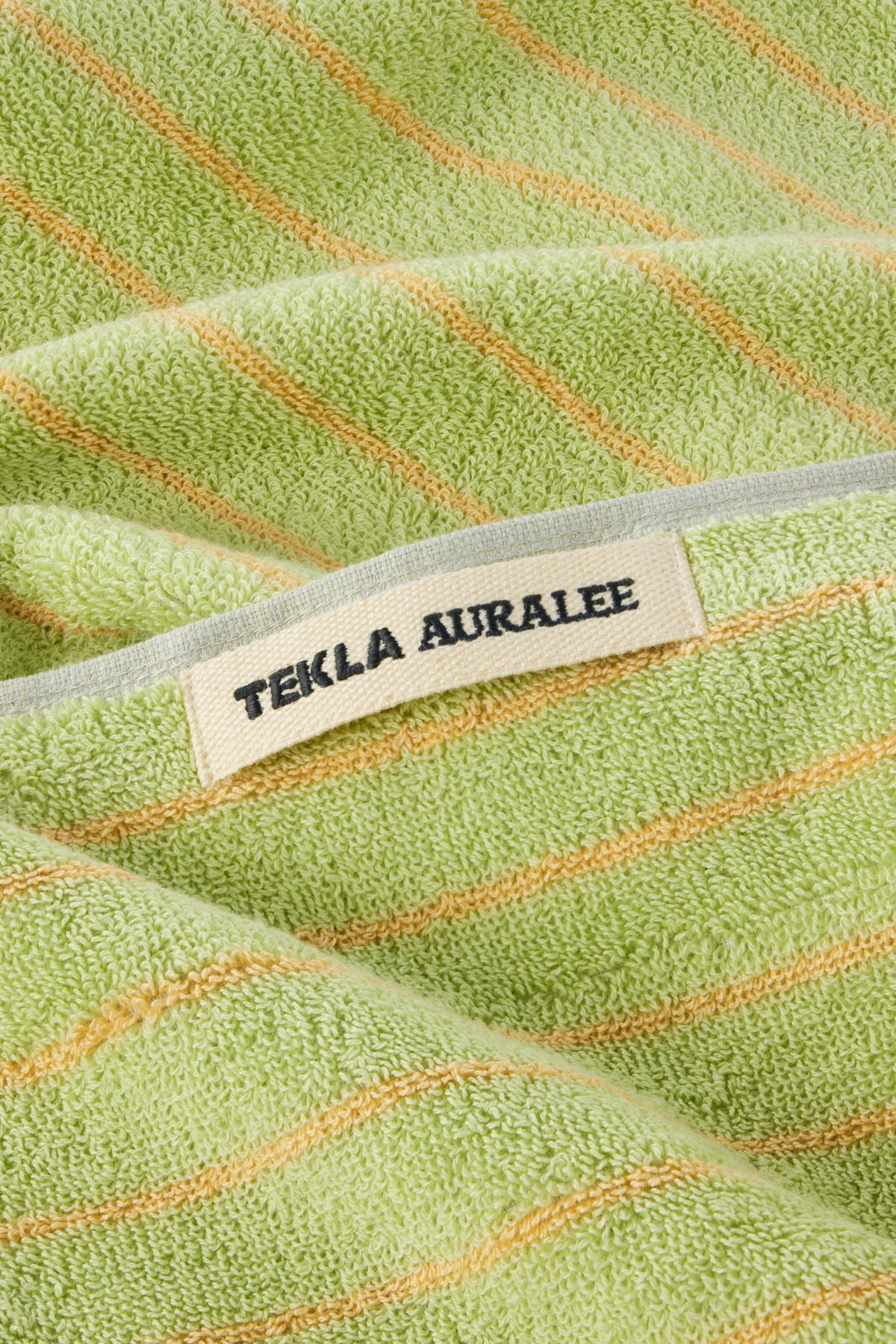 Tekla SSENSE Exclusive Green AURALEE Edition Bath Towel Tekla Fabrics