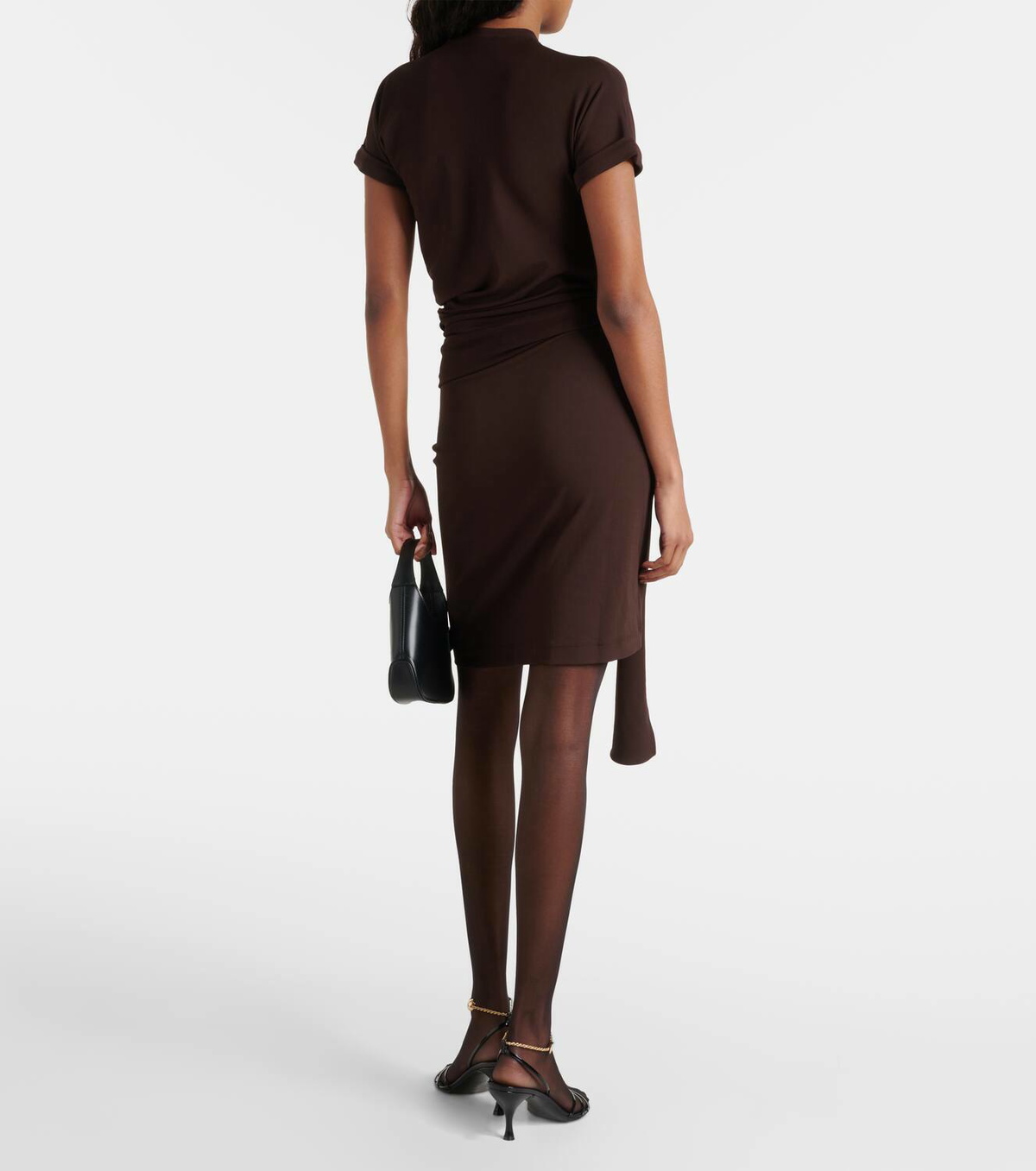 Ferragamo Draped jersey minidress Salvatore Ferragamo Ferragamo Draped jersey minidress Salvatore Ferragamo