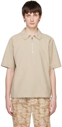 Nanushka Beige Marvin Polo