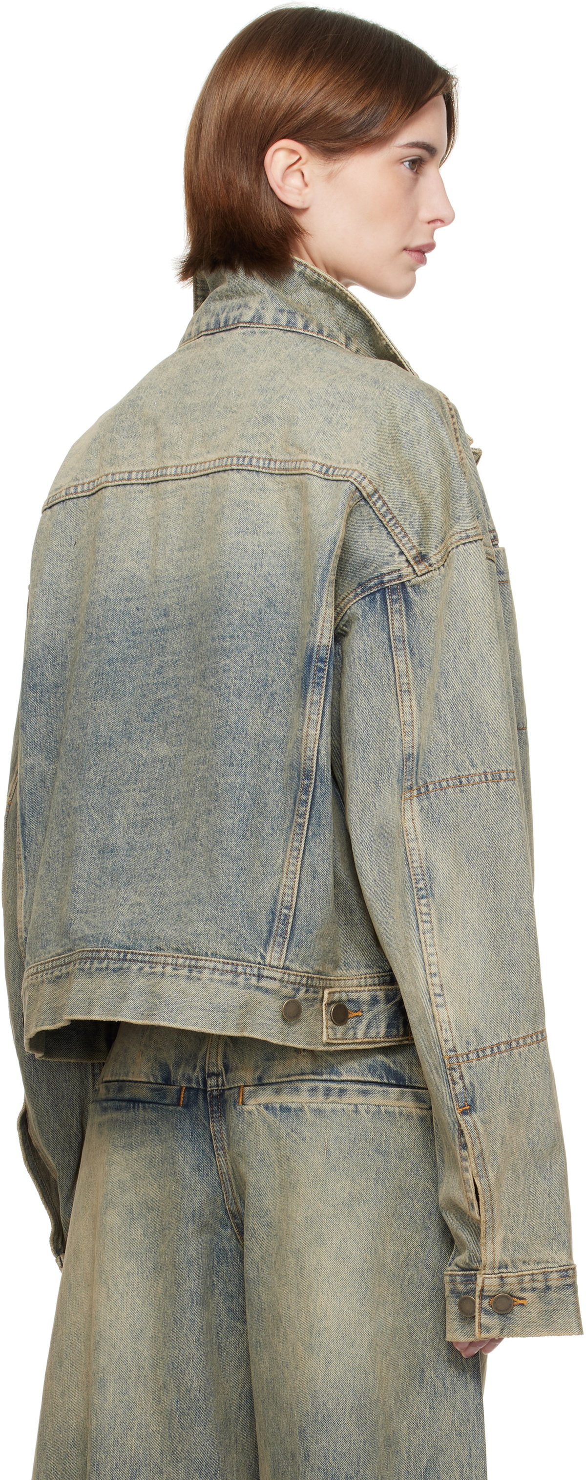 Entire Studios Blue Gem Denim Jacket
