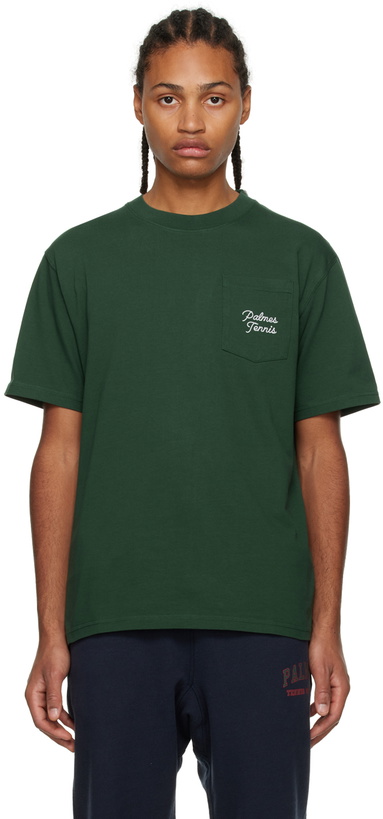 Photo: Palmes Green Western Pocket T-Shirt