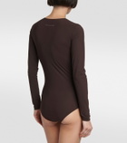MM6 Maison Margiela Logo jersey bodysuit